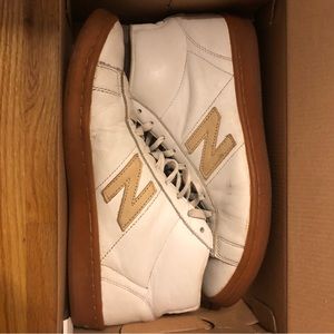 New Balance G8395 white leather high tops (j crew 891)